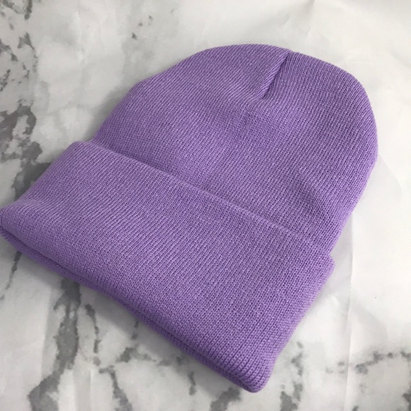 NEW Billie Eilish purple merch beanie - Picture 3 of 3